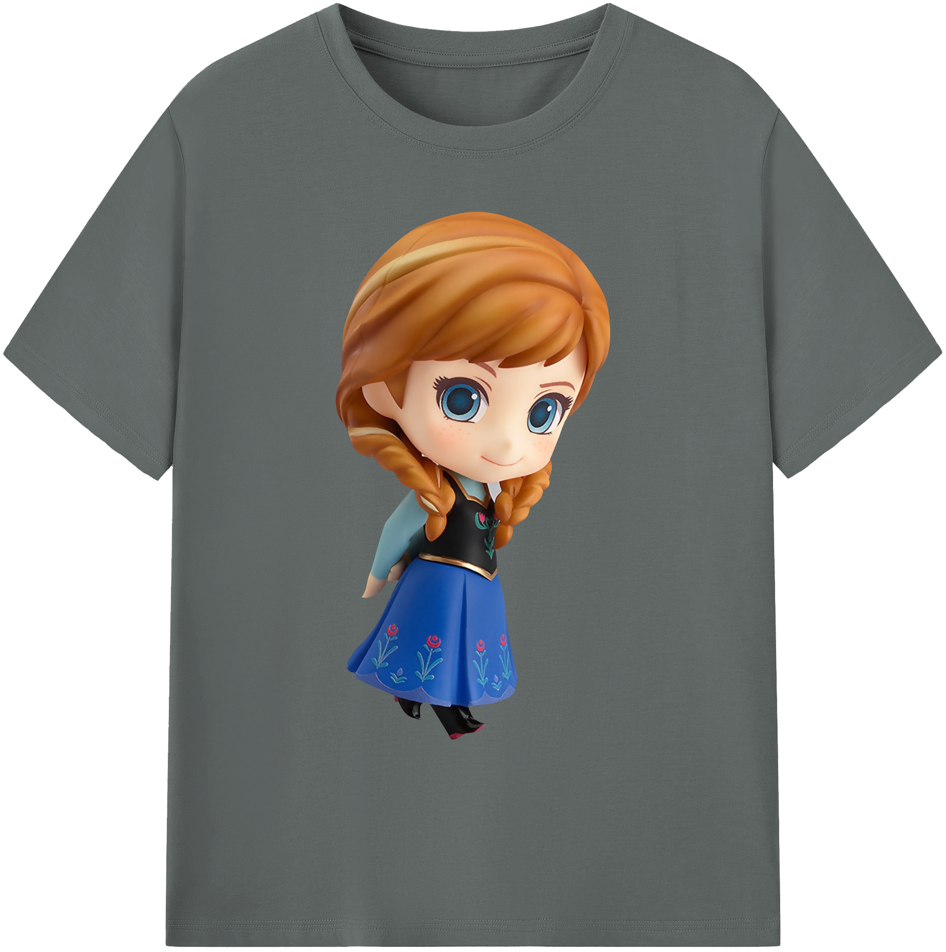 （画像用） アナと雪の女王 アンナ エルサ Frozen Anna Elsa 綿100％ メンズ半袖Tシャツ｜肌触りやわらか＆通気性